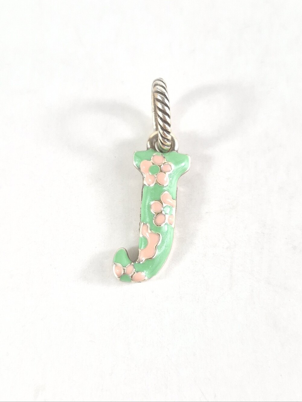 Brighton Letter J Enamel Charm